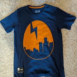 Men's Navy Blue Graphic T-Shirt